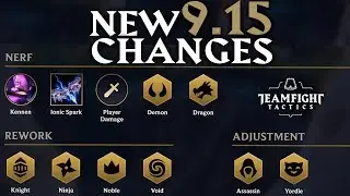Massive Teamfight Tactics 9.15 changes coming soon with 4 reworks
