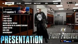 AEW Fight Forever - Présentation du jeu complet, en français !!!