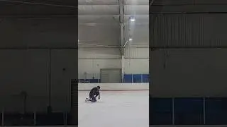 Trying axel from spread eagle    ⛸️ 💔 #axel #spreadeagle #celinedion #c&eacute;linedion #practice