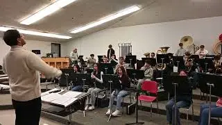 THS Symphonic Band playing 