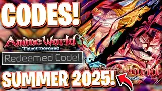ЛЕТО 2025! ВСЕ ПОСЛЕДНИЕ КОДЫ ЛЕТНЕГО ОБНОВЛЕНИЯ ДЛЯ AWTD | КОДЫ ROBLOX ANIME WORLD TOWER DEFENSE