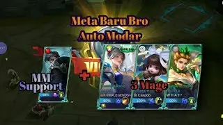 3 Mage 1 MM Support Meta Gila - Mobile Legends