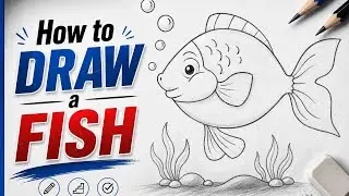 How To Draw Fish (Easy Fish Drawing Tutorial)