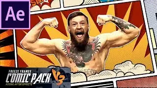 Create COMIC Effect in After Effects - After Effects Tutorial - Freeze Frames