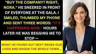 Husband Mocked My Dream at the Gala &mdash; I Bought the Company Minutes Later