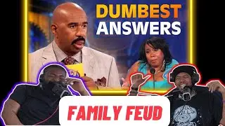 These Answers Were Dumb // Family Feud  Reaction!!!
