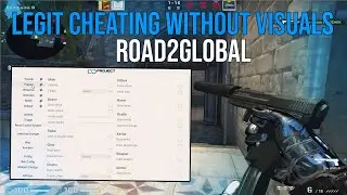 CS:GO LEGIT CHEATING | NO VISUALS (STRETCHED)  GIVEAWAY // ROAD2GLOBAL #S1EP21