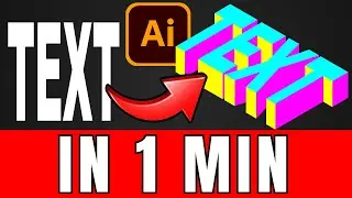 How To Make Isometric Text In Illustrator 2026 (Fast And Easy)