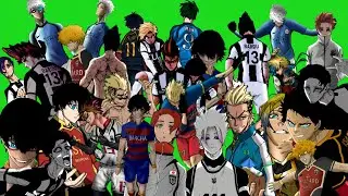  BLUE LOCK MANGA GREEN SCREEN ANIMATION |TOTAL (30+)  