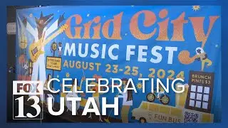 South Salt Lake community celebrates murals, local musicians at Grid City Music Fest