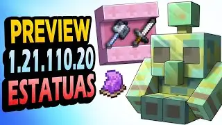 ✅ ESTATUAS y ESTANTES 👉 Minecraft Preview 1.21.110.20