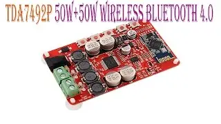 TDA7492P 50W+50W Bluetooth 4.0 Audio Board + Sound Test 🎷 @TechFromIndia