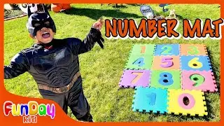 Halloween Number MAT | Count 1 to 10 | Pretend Play Finding Numbers with Apu - @FunDayKid