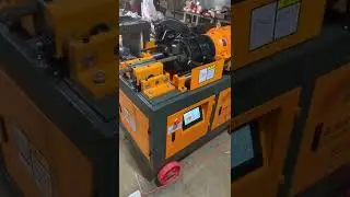 Automatic rebar threading machines