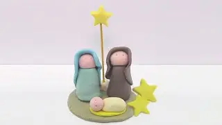 Presepe Fai Da Te per Bambini con la Pasta di Sale | Tutorial