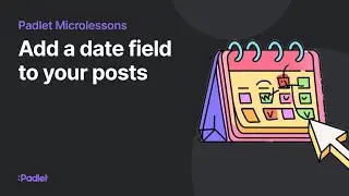 Add a date field to your posts