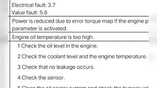 Error Code 128 PID 175 0 , Volvo 210 Excavator