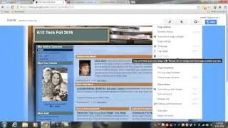 Google Sites: Editing Your Classroom Website
