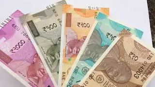 New Indian Currency 10 50 200 500 2000 Rupee Notes