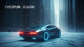 Neon Winter Wonderland | Futuristic Chill Beats for Deep Focus & Relaxation ❄️ Cyberpunk Seasons