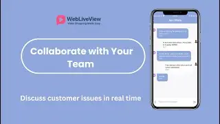 Webliveview iOS App Staff Chat: Enhance Team Communication & Sales Efficiency