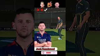 Nathan Ellis Vs Josh Hazelwood Bowled Out Challenge In RC 24 | #cricket #rc24 #shorts #ytshorts