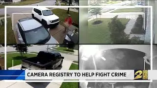 Camera registry to help fight crime
