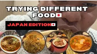 TRYING DIFFERENT FOOD IN JAPAN🇯🇵 | ZHARGY MULET