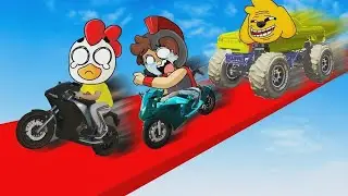 Personne ne peut battre cette course sur GTA V ! Les Compas et Mikecrack au volant