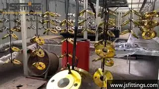 A105 forged threaded flanges produce process