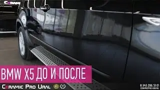 До и после обработки составами Ceramic Pro