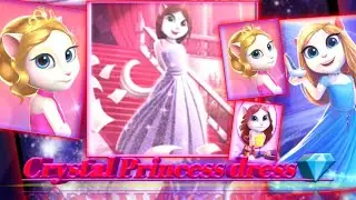 My Talking Angela crystal Princess dress💎💎 👗 Album Completed