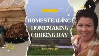 Prime Rib, Icelandic Sheep, & Cozy Cleaning | Homestead Cooking Day