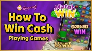 How To Win Cash Playing FREE Games: Match To Win, Words To Win, Lucky Match