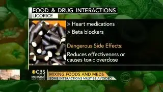 Mixing food and meds could be dangerous