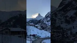☃️ Hello from Zermatt ❄️ 🥶 #zermatt #hotelalpenroyalzermatt #hotelfotos