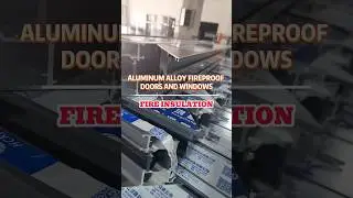 ALUMINUM ALLOY FIREPROOFDOORS AND WINDOWS #fire rated doors #fire rated windows #fire door design