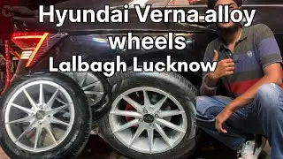 Hyundai verna alloy wheels Lalbagh Lucknow verna 2025 alloy wheels best price Verna alloy wheels 