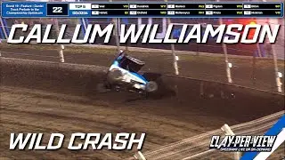 Sprintcars | Callum Williamson Massive Rollover - Perth Motorplex | Clay-Per-View Highlights