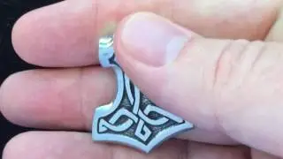 Thor's Hammer Pendant by Celtic Knot Works