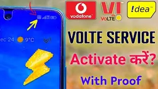 Vi (voda-idea) Volte Service For Prepaid User Proof 🔥How To Activate Volte Service #vi