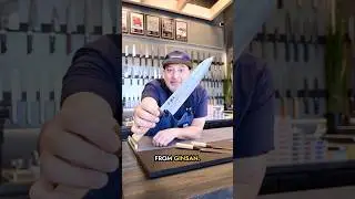 Поварской нож, который скользит по продуктам &mdash; Ittetsu Ginsan Gyuto #ЯпонскиеНожи #Gyuto