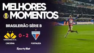 O LAION ACABOU COM A INVENCIBILIDADE DO TIGRE - Criciúma 0x2 Fortaleza - Melhores Momentos - Série B