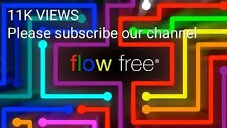 Flow Free Game Play 8&times; level 25 walkthrough android and iOS
