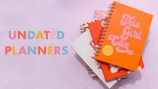 S&uuml;resiz Ajanda | Undated Planner