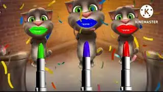 My talking tom Billu  colorful Lipstick masti #trending #viral @mkbillu