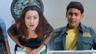 महेश बाबू का सिक्का गिरा हीरोइन के कपड़ों में - Mahesh Babu Movie - Vamshi - The Fighter - Part 1