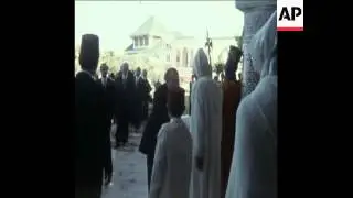 SYND 7-3-73 KING HASSAN II OF MOROCCO CELEBRATES ONE YEAR ON THRONE