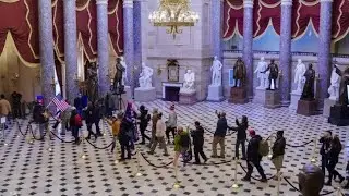 President Trump tweets for calm after mob breaks into Capitol building