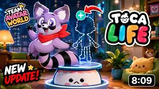 RAMBLEY the RACCOON in TOCA BOCA  🦝🎮 Indigo Park: Chapter 2 Character Creation